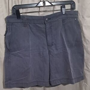 Columbia Men's Charcoal Flat Front Shorts